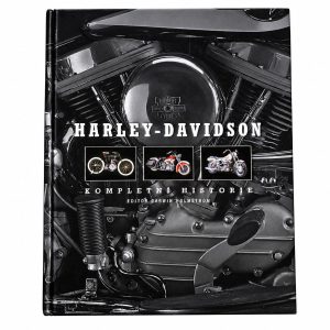 Přední obálka knihy Harley-Davidson: Kompletní historie.