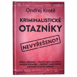 Přední obálka knihy Kriminalistické otazníky.