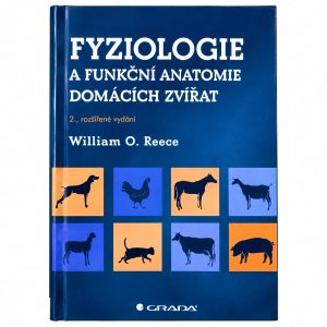 Přední obálka knihy Fyziologie a funkční anatomie domácích zvířat od Williama O. Reece.