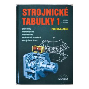 Přední obálka knihy Strojnické tabulky 1.