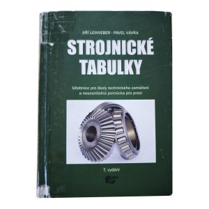 Přední obálka knihy Strojnické tabulky (7. vydání).