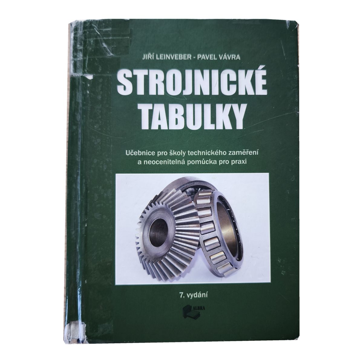 Přední obálka knihy Strojnické tabulky (7. vydání).