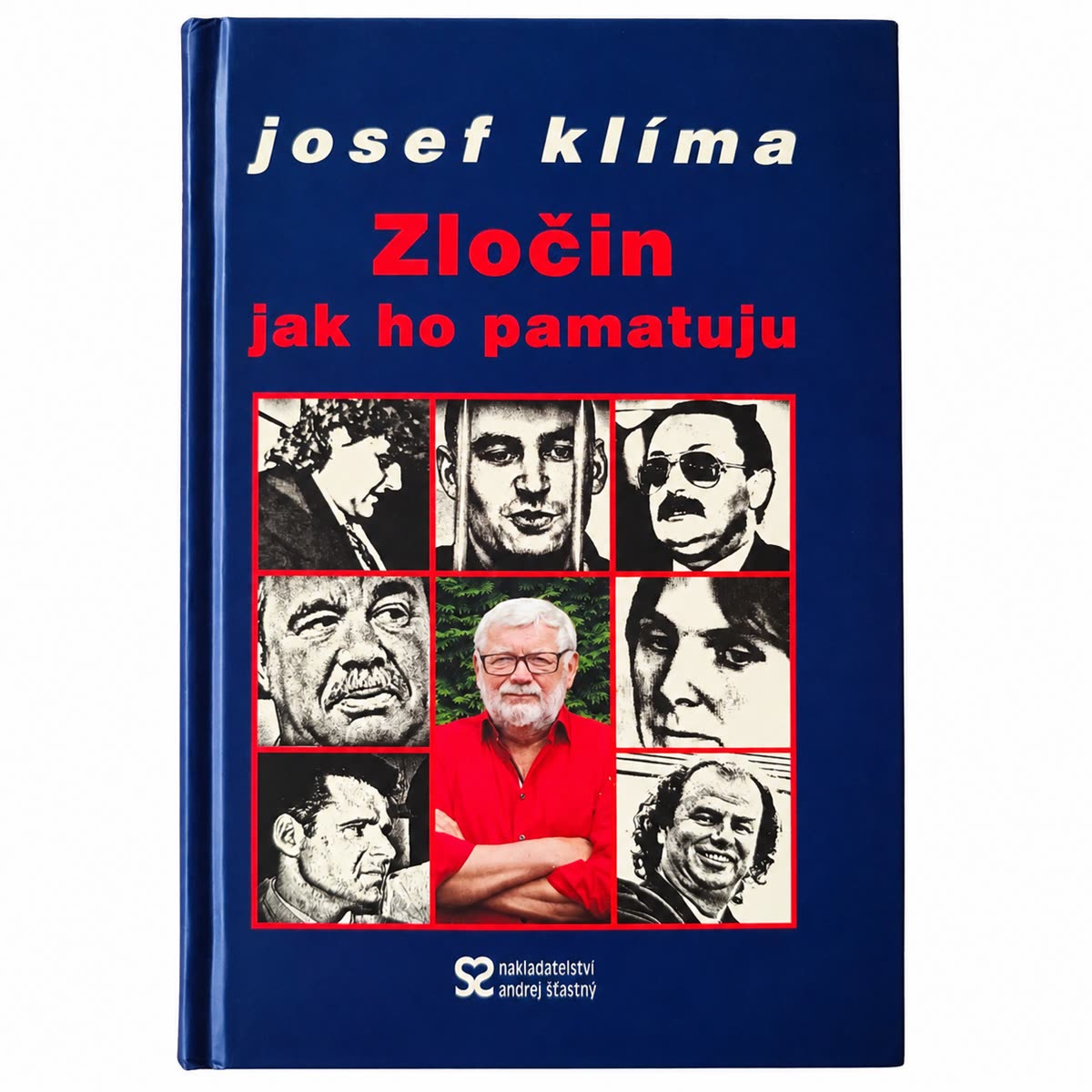 Přední obálka knihy Zločin jak ho pamatuju od Josefa Klímy.